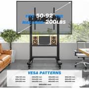 Heavy Duty Mobile TV Stand For 50