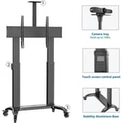 NB Ergonomic Motorized TV Floor Stand Black