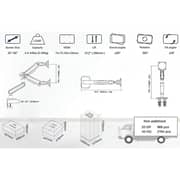 NB Ergonomic Gaming Monitor Arm Grey