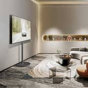 Swivel Floor TV Stand For 32