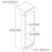 Teka Upright Freezer 200L White - RSF 73380