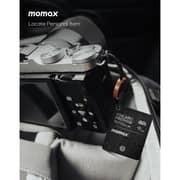 Momax PinCard Pro Mini Rechargeable Find My Tracker Black