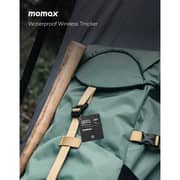 Momax PinCard Pro Mini Rechargeable Find My Tracker Black
