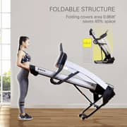 SHUA SH-T5500A Treadmill 125 kg  - Black