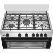 Beko Freestanding Gas Cooker 90cm Stainless Steel - BGGR11125GX