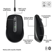 Logitech MX Anywhere 3S Wireless Mouse Space Gray