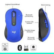 Logitech Signature M650 L Wireless Mouse Blue