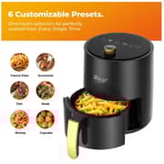 Oscar Air Fryer 3L with Manual Controls, Matte Black – OAF3LMCB