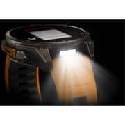 Garmin 010-02904-11 Fenix 8 Smartwatch Sapphire Titanium With Spark Orange/Graphite Band