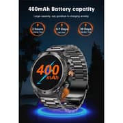 Telux Activex 1.43″ AMOLED Smartwatch with Bluetooth Calling & Health Suite - Black
