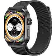 Telux Flexfit 2.13″ AMOLED Smartwatch with 4GB Memory, Bluetooth Calling & Fitness Tracking - Black