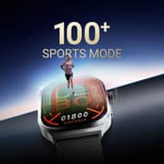 Telux Flexfit 2.13″ AMOLED Smartwatch with 4GB Memory, Bluetooth Calling & Fitness Tracking - Black