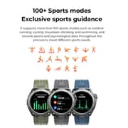 Telux Vital 1.43″ AMOLED Smartwatch with Health Monitoring & AI Voice Assistant - Green