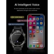 Telux Sportx 1.39″ FHD Smartwatch with AI Voice Assistant & Health Tracking - Black