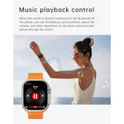 Telux Evo 9 Mini 1.72″ FHD Smartwatch with 100+ Sports Modes & Extra Strap - Black