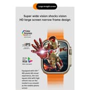 Telux Evo 9 2.02″ FHD Smartwatch with Bluetooth Calling & Health Suite - Silver