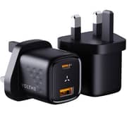 Voltme Dual Port PD Wall Charger Black