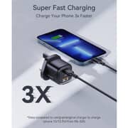 Voltme Dual Port PD Wall Charger Black