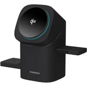 Porodo 3-in-1 Wireless Charger Black