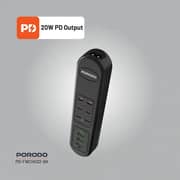 Porodo Multi Port Charging Hub 2m Black