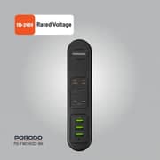 Porodo Multi Port Charging Hub 2m Black