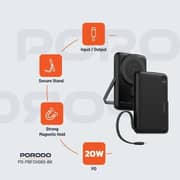 Porodo Power Bank 10000mAh Black PD-PBFCH065-BK