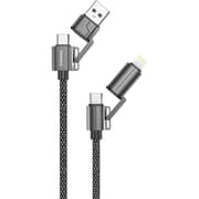 Porodo 1 Pc 5-in-1 Travel Combo Kit Black