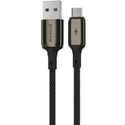 Proove Dense Metal Micro USB 2.4A Cable 1m Black