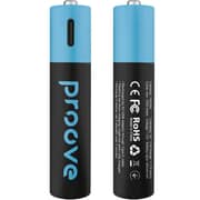Proove Compact Energy AAA Rechargeable Batteries Blue Black