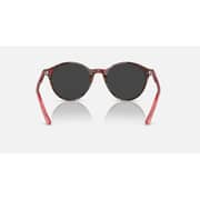Rayban Bernard Round Red/Transparent Sunglasses For Men & Women RB2230