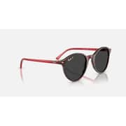 Rayban Bernard Round Red/Transparent Sunglasses For Men & Women RB2230