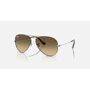 Rayban Aviator Gunmetal/Brown Sunglasses 0RB3025