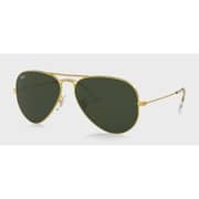 Rayban Aviator Green/Gold Sunglasses 0RB3025