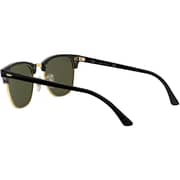 Rayban Clubmaster Square Black/Gold Sunglasses RB3016