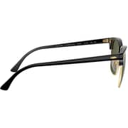Rayban Clubmaster Square Black/Gold Sunglasses RB3016