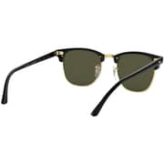 Rayban Clubmaster Square Black/Gold Sunglasses RB3016