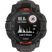 Garmin 010-02935-00 Instinct 3S Smartwatch Black With Charcoal Band