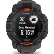 Garmin 010-02935-00 Instinct 3S Smartwatch Black With Charcoal Band
