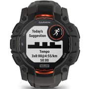 Garmin 010-02935-00 Instinct 3S Smartwatch Black With Charcoal Band