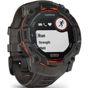 Garmin 010-02935-00 Instinct 3S Smartwatch Black With Charcoal Band