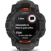 Garmin 010-02935-00 Instinct 3S Smartwatch Black With Charcoal Band