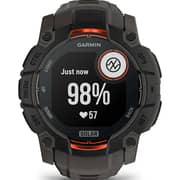 Garmin 010-02935-00 Instinct 3S Smartwatch Black With Charcoal Band