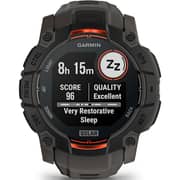 Garmin 010-02935-00 Instinct 3S Smartwatch Black With Charcoal Band