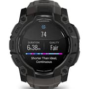 Garmin 010-03020-00 Instinct 3 Smartwatch Black with Charcoal Band