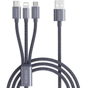 Romoss 3-In-1 USB Cable 1m Space Grey