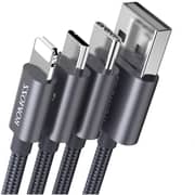 Romoss 3-In-1 USB Cable 1m Space Grey