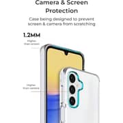 Glassology Clear Case + Screen Protector Bundle for Samsung Galaxy A16 - 360° Protection, Anti-Yellowing, Shatterproof Tempered Glass