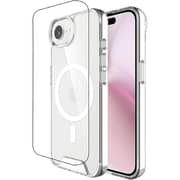 Glassology Magnetic Clear Case + Screen Protector Bundle for iPhone 16e - Anti-Yellowing, Shatterproof 360° Protection with Premium Glass