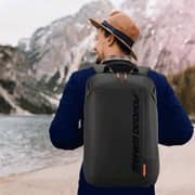 Porodo Gaming Water-Resistant PU Laptop Backpack Black