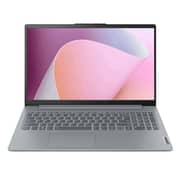 لينوفو أيديا باد سليم 3 بمعالج إنتل كور i7-13620H، شاشة مقاس 15.6 بوصة، (512 جيجابايت، 16 جيجابايت)، كرت شاشة إنتل مدمج UHD، لوحة مفاتيح إنجليزية وعربية، لون رمادي، إصدار الشرق الأوسط، [83EM00DYED]